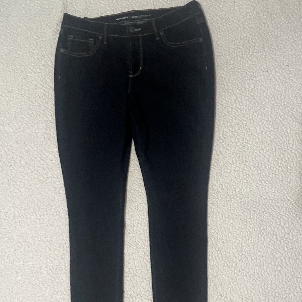 Old Navy Curvy Profile Jeans - Mid Rise - 12 reg - Dark Denim -